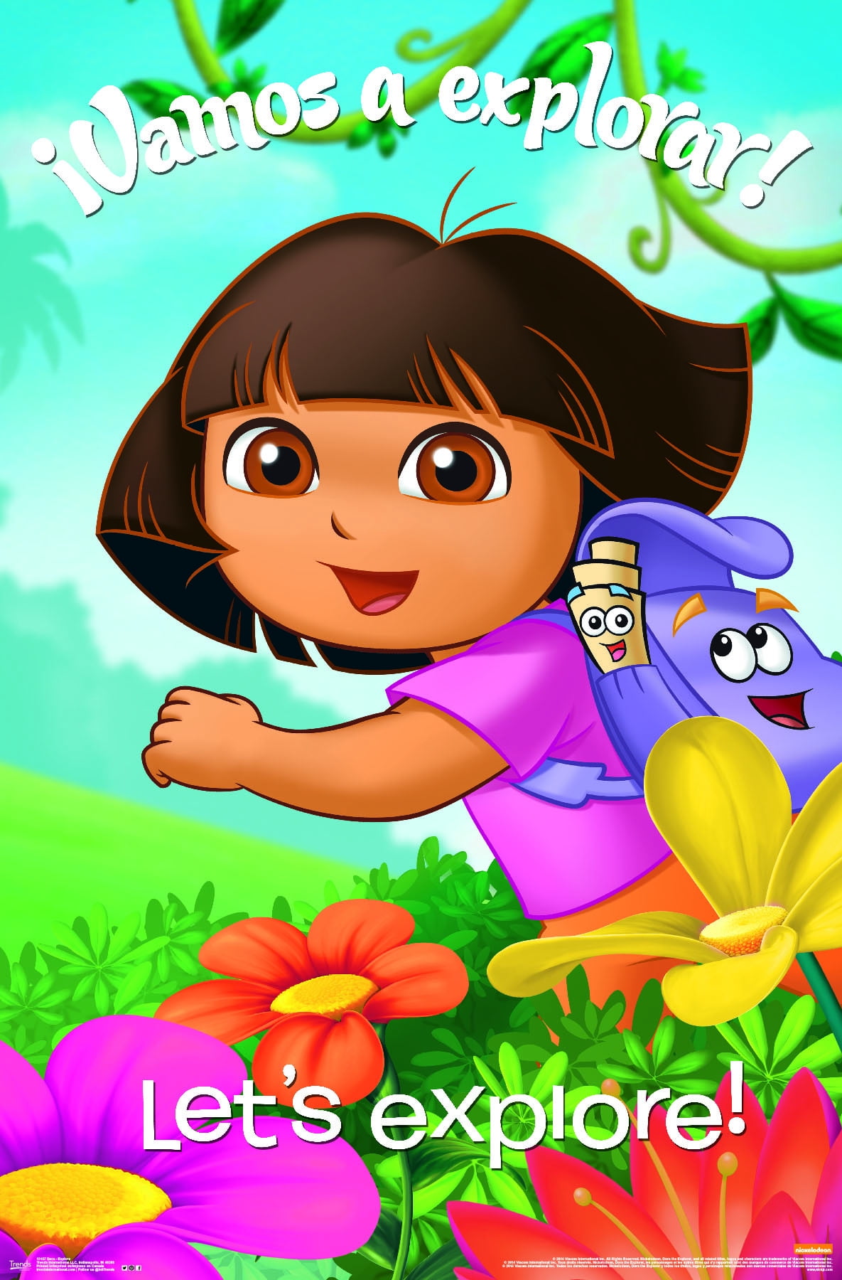 Nickelodeon Dora The Explorer Explore Wall Poster, 22.375" x 34