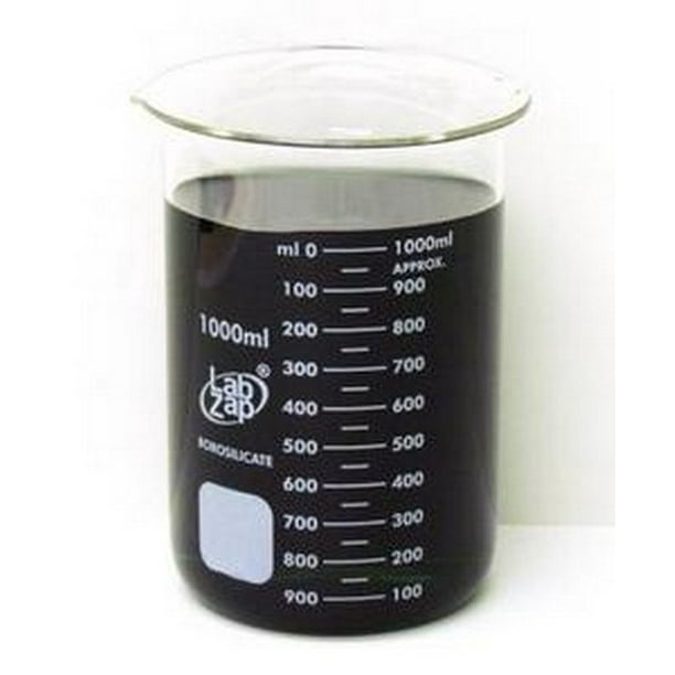 Seoh Beaker Borosilicate Glass Graduated Low Form 1000ml Each Walmart Com Walmart Com