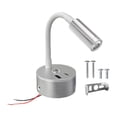 thumbnail image 1 of koolsoo RV Reading Lamp Night Light Bedside Light RV Light for Boat Van Trailer Silver B, 1 of 9