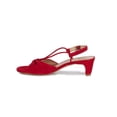 thumbnail image 2 of Walking Cradles Wc Lucia Women Dress Sandal In Red Kid Suede, 2 of 6
