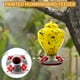 thumbnail image 2 of Xihbxyly Comedero para Colibríes, Botella de Vidrio con 5 Orificios para Flores, Base a Prueba de Abejas para Una Fácil Limpieza, Artesanía En Vidrio Soplado, Ideal para Observación de Aves Al Aire L, 2 of 6