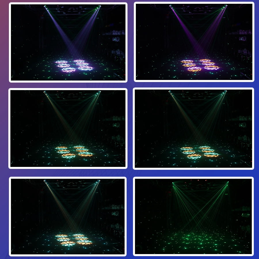 1Pcs New 30W Mini Spot Laser Light, Disco Dj Led Moving Head Beam Stage Lights For Party Christmas