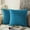 Teal, variant on Toptie Set of 2 Velvet Pillow Covers 18" x 18", Throw Cushion Case for Sofa Bedroom (Teal)