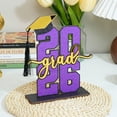 thumbnail image 4 of Birdeem Class of 2026 Wooden Table Decor, Handcrafted Graduation Keepsake Gift with Multi-Functional Display, 4 of 8