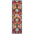 thumbnail image 6 of SAFAVIEH Blossom Cantor Floral Area Rug, Red/Yellow, 8' x 10', 6 of 11