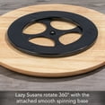 thumbnail image 5 of CounterArt "Home Sweet Home" Wood Lazy Susan Turntable, 5 of 7