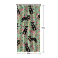 thumbnail image 5 of Rottweiler with Pioneer Flower Shower Curtain 36"x72" ,Bathroom Decorative Shower Curtains Set with 12 Hooks,Modern Waterproof Washable Shower Curtain, 5 of 6