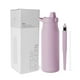 thumbnail image 1 of Botella de agua simple moderna filtrada de acero inoxidable, 1 litro, color lavanda, 1 of 8