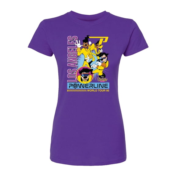 A Goofy Movie - Los Angeles - Juniors Fitted Graphic T-Shirt