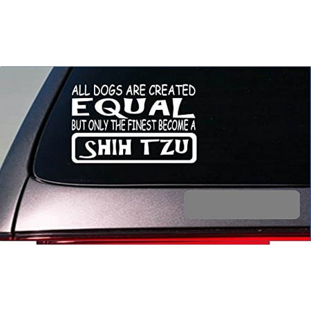Shih tzu equal Sticker *G738* 8