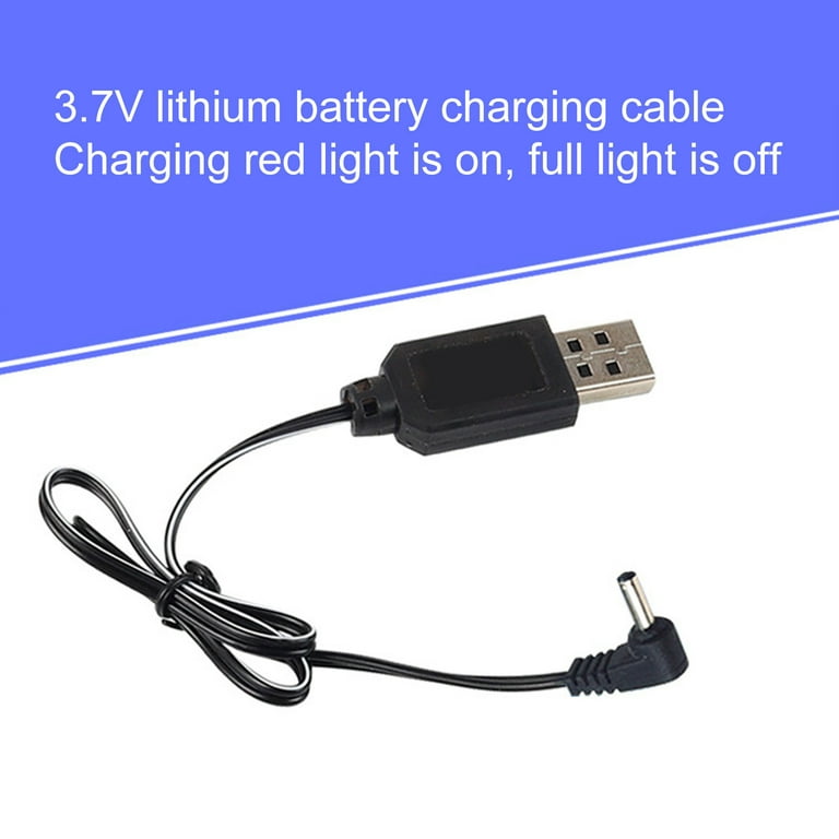 Bluethy RC Car Charging Cable with Indicator Light Jack Plug