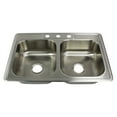 thumbnail image 5 of Transolid 33'' L x 22'' W Double Basin Drop-in Kitchen Sink, 5 of 5