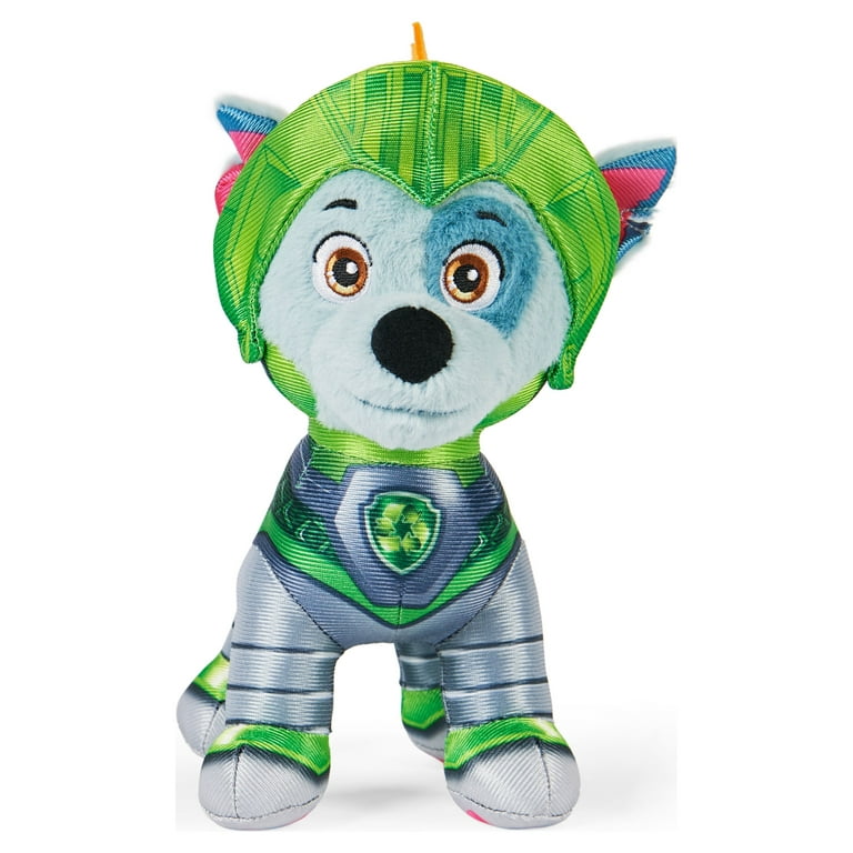PAW Patrol: Rescue Knights - Rocky Plush Toy, 8-Inches Tall 