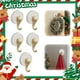thumbnail image 1 of ganchos navideños sin rastro, adhesivos, sin clavos, sin perforaciones, para cocina, baño, inodoro, ropa, transparentes., 1 of 5