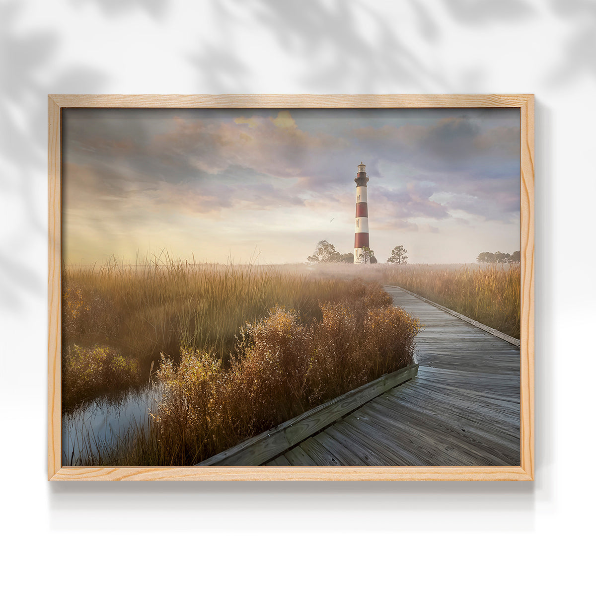 Private Path I by Mike Calascibetta - Restickable Framed Giclée Print