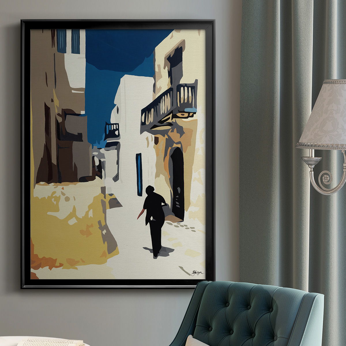 Mykonos 3 Premium Framed Print - Ready to Hang