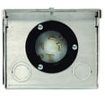 thumbnail image 2 of Generac 6343 30-Amp 125/250V Raintight Aluminum Power Inlet Box, 2 of 2