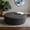 Slate Blue, variant on 48 Inch Cream White Cotton Linen Oversized Oval Ottoman Bench with Solid Wood Frame Upholstered Footrest for Living Room Bedroom