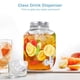 thumbnail image 2 of Dispensador de bebidas con espita, tarro de vidrio hermético con tapa antioxidante, dispensador de vidrio para limonada y detergente para ropa, recipiente de vidrio resistente para té, bebidas, jugo d, 2 of 6