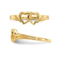 thumbnail image 3 of 14K Yellow Gold High Polished Heart Promise Ring, 3 of 4