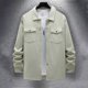 thumbnail image 4 of pstuiky Camisas de manga larga abrigadas para hombre, Camiseta de manga larga con botones y cuello vuelto de color liso para hombre camisetas de hombre s, 4 of 8