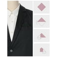 thumbnail image 3 of INSPIRE CHIC Men's Velvet Solid Color Pocket Square for Suit Formal, 3 of 4