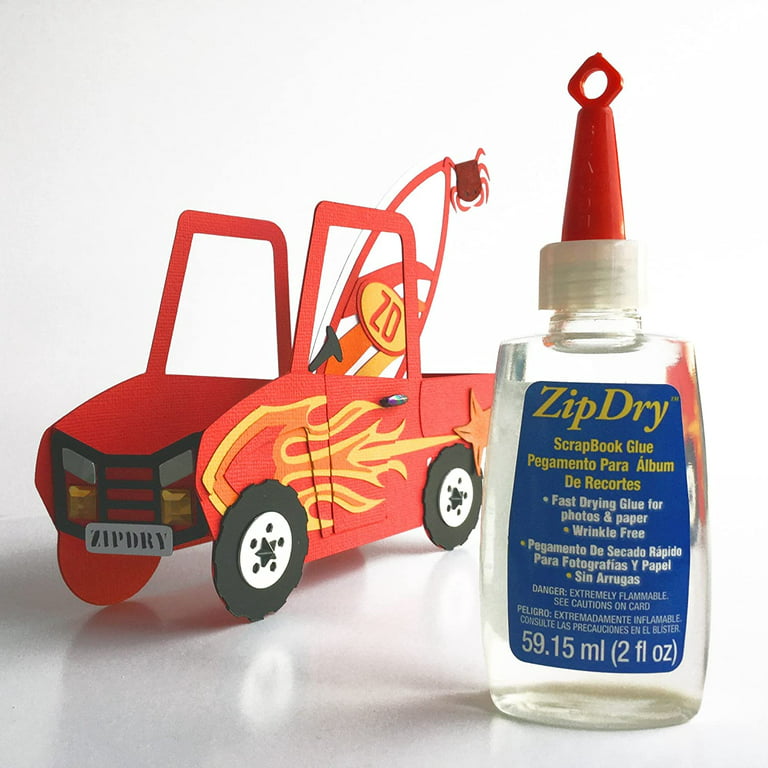Beacon Adhesives Zip-Dry Paper Glue Fast-Drying Clear (2 oz / 59.1 ml)