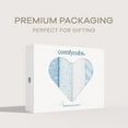 thumbnail image 6 of Comfy Cubs Muslin Swaddle Blankets - Neutral Receiving Blanket, Wrap for Boys & Girls (Blue), 6 of 6