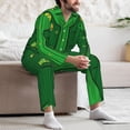 thumbnail image 7 of KLL St Patrick's day Sleepwear Mens Flannel Pajamas,Long Cotton Pj Set-X-Large, 7 of 7
