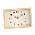 thumbnail image 2 of Reloj decorativo de pared para dormitorio, reloj silencioso, arte decorativo, único, sencillo, de madera para Color de la madera, 2 of 9