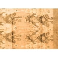 thumbnail image 1 of Ahgly Company Indoor Rectangle Abstract Orange Modern Area Rugs, 3' x 5', 1 of 4