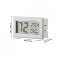 thumbnail image 4 of Higrómetro Termómetro Higrómetro Medidor De Temperatura Y Humedad Termómetro Higrómetro Digital Incorporado Monitor De Temperatura De Humedad Con Sonda Incorporada Blanco Anggrek Otros, 4 of 8
