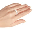 thumbnail image 2 of 6mm White Titanium Classic Domed Ring Wedding Band Ring For Men Or Ladies, 2 of 7