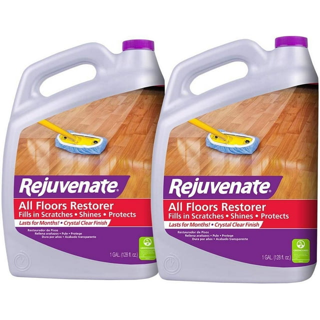 Rejuvenate All Floors Restorer and Polish Fills in Scratches Protects & Restores Shine No Sanding Required