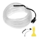 thumbnail image 1 of Luces LED de cable EL de 4m Unique Bargains, tira de luz brillante para iluminación interior de coches, luz de neón flexible para decoración de coches USB (5v) Azul Hielo, 1 of 7