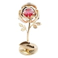 thumbnail image 1 of OUSITAID Boc Electroplating Gold Leaf Simulation Rose Immortal Flower Desktop Home Decor Gift, 1 of 10
