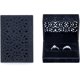 thumbnail image 5 of Caja portadora de anillo de terciopelo hueco - Caja de anillo doble para pareja para boda, regalo de compromiso, fotografía (negro), 5 of 5