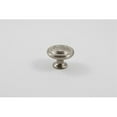 thumbnail image 1 of Mushroom Cabinet Knob, Satin Nickel, 1 of 1