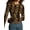 Dark Brown, variant on Women'S Floral Knitted Long Sleeve Crew Neck Going Out Slim Fit Tops Fall Outfits Trendy Clothes Apricot Color S