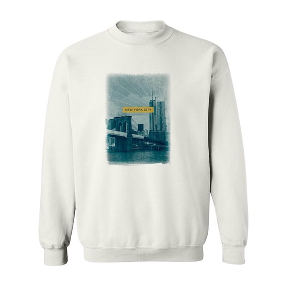 N.y. Popular City Sweatshirt Men -Image by Shutterstock, Male Large