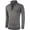 Grey, variant on Iceglad Mens Slim Fit Zip Up Mock Neck Polo Sweater Casual Long Sleeve Sweater and Pullover Sweaters with Ribbing Edge