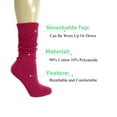 thumbnail image 6 of 12 Pairs Extra Long Slouch Socks with Thin Sole Shoe Size 5 to 10 (Fuchsia), 6 of 13