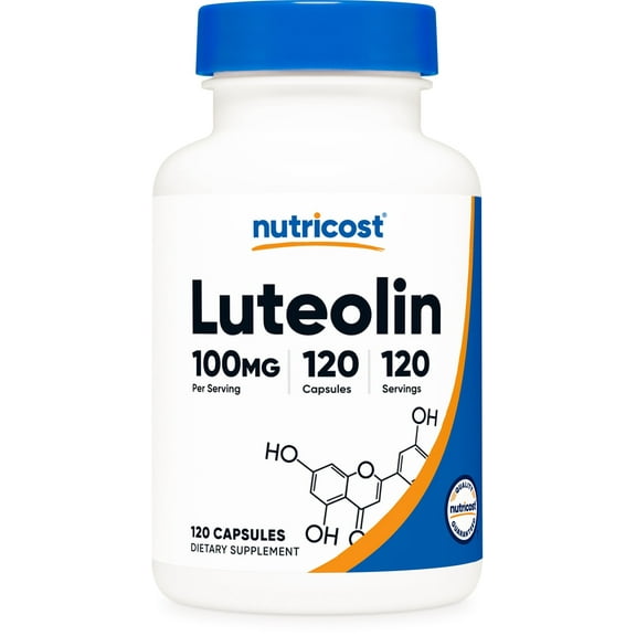 Nutricost Luteolin 100mg 120 Capsules - Non-GMO, Gluten Free Supplement