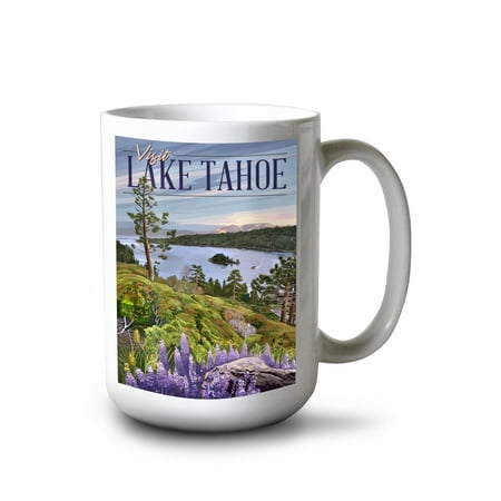 

15 fl oz Ceramic Mug Emerald Bay State Park Lake Tahoe Dishwasher & Microwave Safe