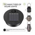 thumbnail image 5 of 8 Pcs Solar Lights Replacement Top Solar Lantern Parts LED Solar Panel Lantern Lid Lights for Outdo, 5 of 5