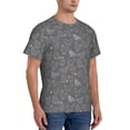 thumbnail image 2 of Bixox Men's Funny Chicken Printed Short Sleeve Skinny Athletic T-Shirt, 2 of 6