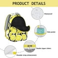 thumbnail image 4 of Bright Yellow Lemon Backpack - Modern & Lightweight Waterproof Daypack, Breathable Comfort with Spinal Support Design for College Students, 4 of 6