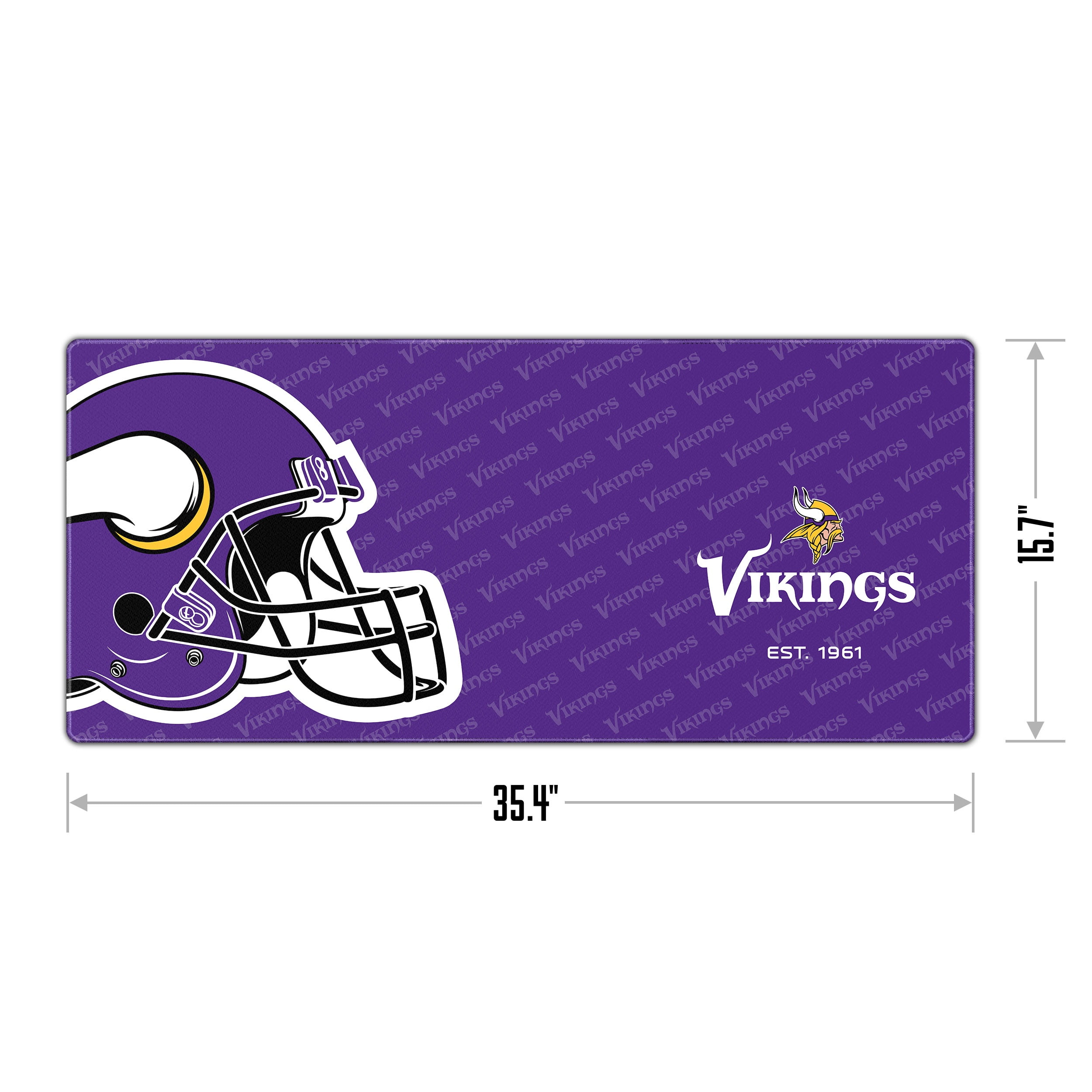 YouTheFan NFL Minnesota Vikings Logo Series Desk Pad