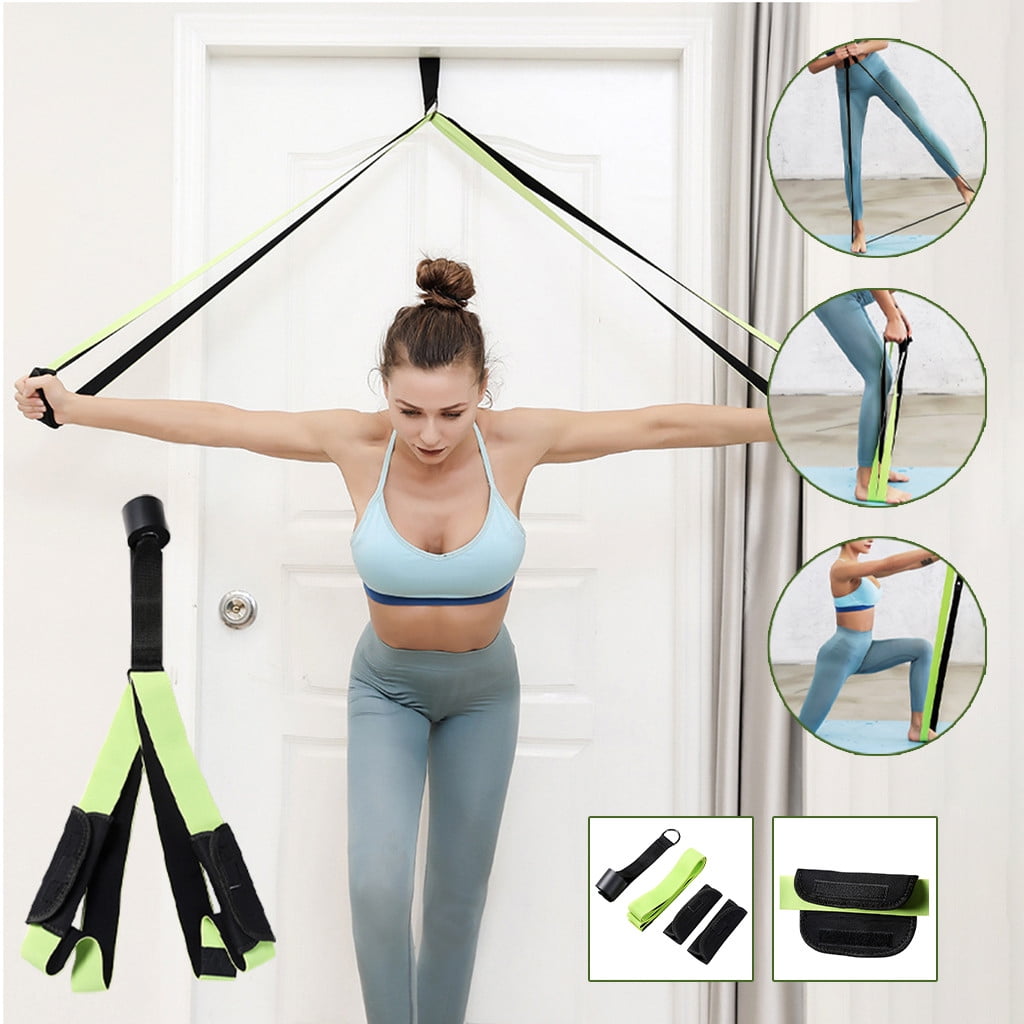 Muscle Elastic Resistance Stretch Band Rope Fitness Exercise Pilates Yoga 
