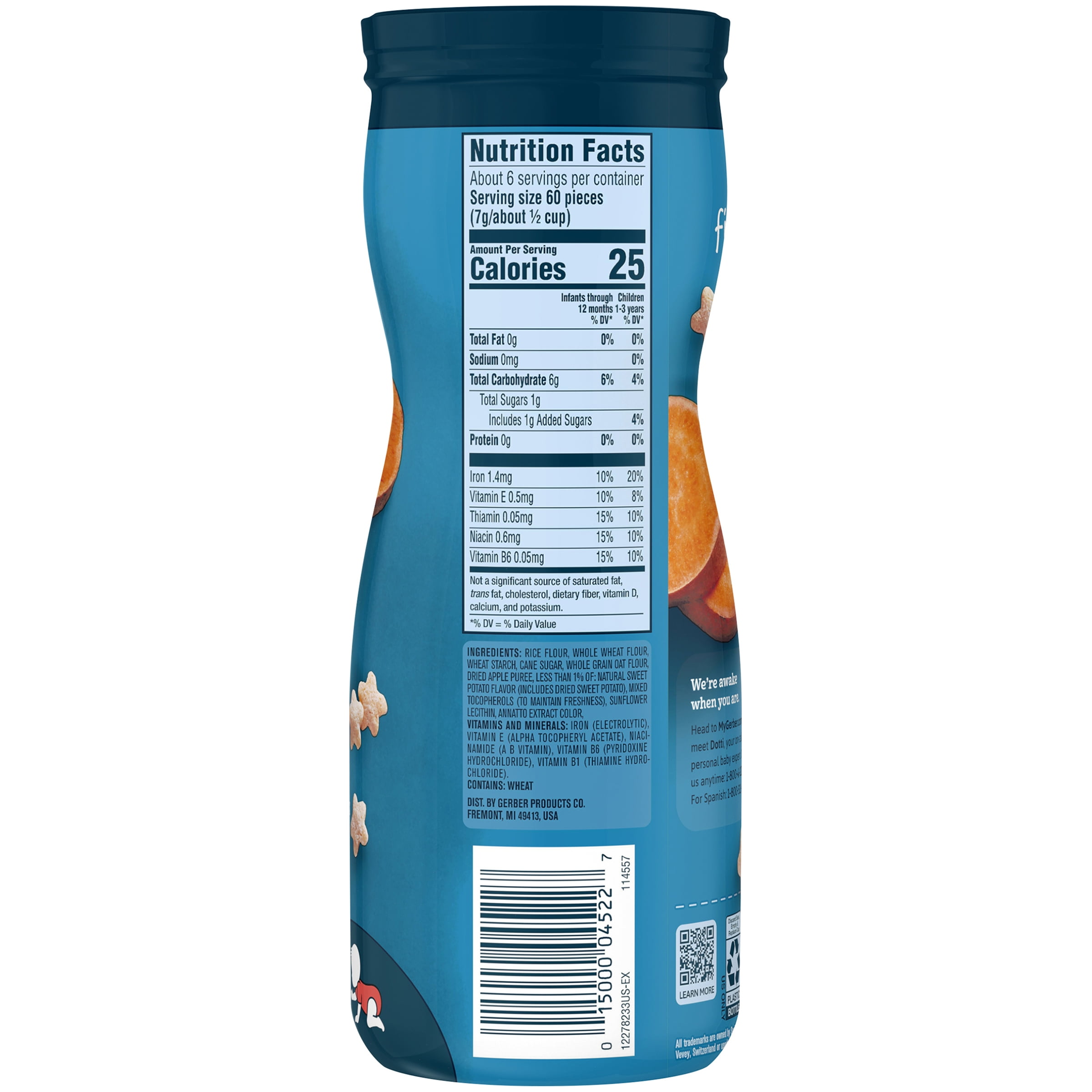 baby puffs nutrition facts